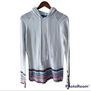 Athleta long sleeved hooded top